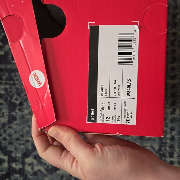 New Balance Gray 840 Running Shoes - Picture 3 of 3